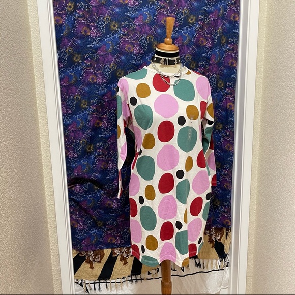🌈 Lovely colorful polka dot dress - Picture 4 of 11
